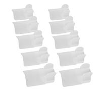 Brrnoo Capuchon Protecteur de Vernis à Ongles, 10 Pièces, Protège-ongles Transparent à Clipser pour la Protection des Cuticules, avec Matériau PP de qualité Alimentaire pour Manucure et (2 ensemble)