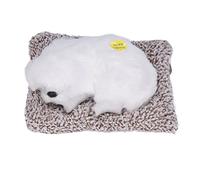 Brrnoo Carlin en Peluche, Jouet Interactif en Peluche, Chiot Câlin, Faux Chien électronique, Chien Adorable, Chiot Endormi, Jouets pour Enfants, Décorations, Cadeaux pour Garçons et Filles (pékinois