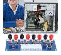 BRRNOO Carte d'alimentation pour Ordinateur de Table à 24 Broches, Carte d'alimentation ATX, de Transfert ATX XH-M229, Tableau de Distribution Portable pour Alimentation de Châssis 'Ordinateur de