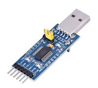 Brrnoo Carte UART USB FT232 Type A, Convertisseur USB vers Série TTL pour 3 Modes d'alimentation, Conception Compacte pour Une Intégration Facile