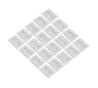 Brrnoo Cartes de Présentation pour Ongles, Forme Main, pour échantillons de Faux Ongles, Accessoires Photo, Entraînement Pratique, Sélection en Salon, Carton, Blanc, Vierge, 20 Feuilles