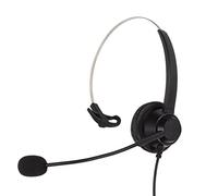 Brrnoo Casque de Centre D'appel Professionnel H360Typec Annulation du Bruit Microphone USB C Casque D'ordinateur pour Téléconférencer Les Cours en Ligne Noirs