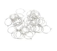 Brrnoo Cerceaux d'oreille, Cerceaux d'oreille pour Bijoux Faisant des Boucles de Verre à Vin Rondes, Boucles ' Rondes, ' en pour Perles 'argile