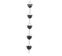 Brrnoo Chaîne de Pluie en Aluminium élégante 3ft Décoration Collecteur (A)