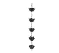 Brrnoo Chaîne de Pluie en Aluminium élégante 3ft Décoration Collecteur (C)