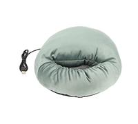 BRRNOO Chauffe-pieds Chauffant électrique, Coussin Chauffant USB Doux pour le Bureau à Domicile en Hiver (Vert noirâtre)