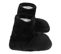 Brrnoo Chaussures Chauffantes électriques, Soulage Doucement les Problèmes Circulatoires, Adaptés à L'hiver (BLACK)