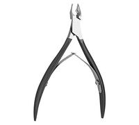 BRRNOO Ciseaux à Ongles en Acier Inoxydable, Coupe-callosités et Peaux Mortes, avec Lame en Arc Super Incisive pour Manucure et Pédicure (BLACK)