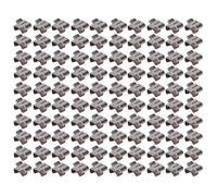 Brrnoo Clips de Câble de Remorque 100 Pcs, Porte-fils pour Encadrer des Clips de Câbles de Panneau Solaire, des de Fil à Cadre de Remorque en Plein Air, des de Câblage de la pour le Panneau Solaire PV