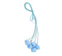 Brrnoo Collier de dentition pour b b s Support en plastique sans BPA mat riau alimentaire certifi l ger et portable pour Couleur bleue