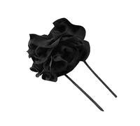 Brrnoo Collier Ras du Cou à Fleurs Noires, Tour de Cou Classique Vintage avec un Design élégant pour Femmes Adolescentes, Fête, Vacances, Anniversaire, Usage Quotidien