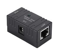 BRRNOO Combinateur POE Séparateur POE Injecteur POE Compatible avec la Norme POE Brochage Adaptateur Power Over Ethernet Passif pour AP sans Fil Caméra POE Contrôle D'accès Intelligent (Black)