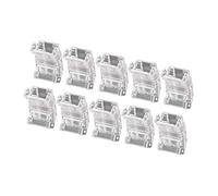 Brrnoo Connecteurs à Bande LED, Bande à à Rapide de la LED sans Soudure Connecteurs de la 10 PCS 2pin 10 Mm de Légers pour la Cuisine de l'école de Bureau à Domicile