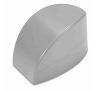 Brrnoo Contenant pour Ongles French Dip, Guide de French Manucure avec Base en éponge Antidérapante et Couvercle, pour Réalisation Facile de Motifs en Forme de Sourire (GRAY)