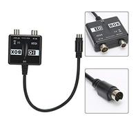 BRRNOO Convertisseur Coax vers, Convertisseur Pal vers Ntsc Coaxial vers avec TV Conversion Vidéo Spécial ABS Professionnel IO20 Link/Sync Modulateur Sortie pour HD Box