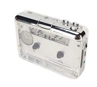Brrnoo Convertisseur de Cassette en MP3, Son Stéréo HiFi Rétro, Lecteur de Cassette USB avec Coque Transparente pour Les Amateurs de Musique