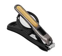 Brrnoo Coupe-ongles avec loupe, grand coupe-ongles pour seniors, coupe-ongles portable robuste avec loupe amovible, idéal pour les travaux fins et de précision