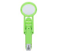 BRRNOO Coupe-Ongles, Coupe-Ongles Réglable en Acier Inoxydable avec Loupe Mobile, pour les Ongles et les Ongles des Bébés âgés (GREEN)