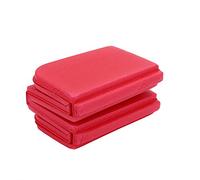 Brrnoo Coussinet Assis, Coussin de Coussin Pliable Stadium de Siège, Camping Portable Léger étanche Pliant Tapis Portable de Siège pour Le Camping Stade de Randonnée en Plein Air, Randonnée, (Rouge)