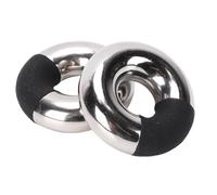 Brrnoo Coussinet Rafraîchissant pour les Yeux, 1 Paire, Soins de la Peau, Réutilisable, Incassable, en Acier Inoxydable 304, Masque pour les Yeux Réutilisable pour les Poches et les