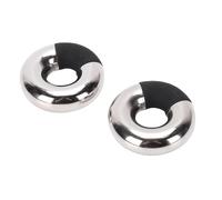 Brrnoo Coussinet Rafraîchissant pour les Yeux en Acier Inoxydable 304, Incassable, Noir, Usage Domestique, Soins de la Peau, Réutilisable