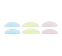 Brrnoo Coussinets Rehausseurs de Cils en Silicone pour Cils Rigides, 3 | Matériau Doux et Fin, Réutilisable pour un Usage Domestique ou en Salon, Compatible avec les Solutions D'adoucissement des