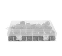 BRRNOO Couvercles de Bouchon à Vis, Capuchons de Boulon en Caoutchouc Couvercle de Protection Fournitures Industrielles en Caoutchouc 145 Pièces Capuchon d'écrou Boulon Hexagonal M4 M5 M6 M8 M10 M12