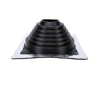 BRRNOO Cric de Toit pour Tuyau de Démarrage, Solin de Cheminée [espace réservé] en Caoutchouc Rond Haute Température, Flexible, Multidimensionnel, Joint étanche avec Conception Conique