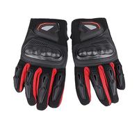 Brrnoo de Moto Rouges Taille L, Respirants, pour Cyclisme en Hiver, Antidérapants, Confortables et