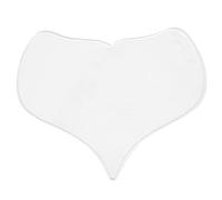 Brrnoo Décolleté Pad pour Les Rides, Patchs Anti Rides, Coussin Anti-Rides en Silicone Lavable en Forme de cœur Réutilisable pour la prévention des Rides de la Peau pour la Poitrine
