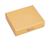 Brrnoo Dés de Poker, Jeux de Dés en Métal avec Boîte de Rangement, 5 Pièces en Alliage d'aluminium, Table de Jeux de Poker, Jeu de à 6 Faces pour Fête (Rectangulaire 5,9x5,9 Pouces)