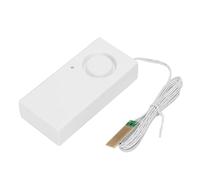 BRRNOO Détecteur de Fuite d'eau, Détecteurs de Fuite d'eau pour Alarme 'Eau Domestique, Détecteur de avec Autocollant Double Face DC9V 120dB ABS Alarme de Niveau de Débordement Détection de Pluie