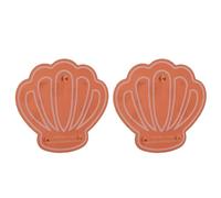 Brrnoo Disque de Bain pour Oiseaux en Cuivre Pur, Conception de Support à 3 Points, Inhibiteur Naturel D'algues, Réduit Le Nettoyage de 80%, Convient à la Plupart des Bains d'oiseaux, (Style G)