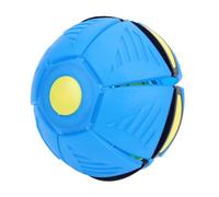 Brrnoo Disque Volant Ballon, Jouet Transformable à Deux Modes Intérieur | Structure en Plastique Résiliente, Jeu Intérieur Extérieur, Tapis Gazon Carrelage Chaussée, Balle Surgissante, Activités en