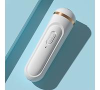 BRRNOO Dissolvant électrique de Callosités des Pieds, 3 Têtes de Meulage en Alliage 2 Vitesses 6500 Tr/min 5800 Tr/min Type C Batterie Rechargeable 2200 MAh, avec Conception (WHITE)