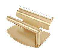BRRNOO Distributeur de Papier Aluminium, Dévidoir de Feuille Aluminium avec Bord de Coupe intégré, Corps en Acier Inoxydable Résistant à la Chaleur, for Salons de Coiffure, Coloration, (GOLD)