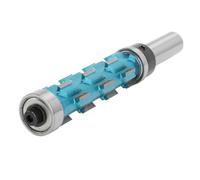 Brrnoo Double Bearing Spiral Router Bit, 3/4 Inch Shank 2-9/16 Inch Cutting Length Carbide Flush Trim Router Bit for Woodworking, Multi Blades Design, Standard Sizes and Easy to