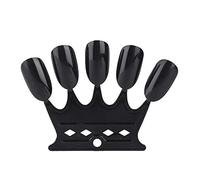 BRRNOO Échantillons d'Ongles, Présentoir de Vernis à Ongles, Conseils d'Affichage de Vernis à, Affichage de Gel de à, 4 Couleurs, 50 Pièces, Conseils de Pratique du Nail Art pour la Pratique du