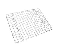 Brrnoo Ensemble de 2 Grilles de Refroidissement en Acier Inoxydable, Demi-feuille de Cuisson, avec Conception de Grille, pour la Cuisson au Four, le Rôtissage et (25x19,5x1,5 cm / 9,84x7,68x0,59