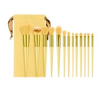 BRRNOO Ensemble de Brosses de Maquillage de 13 Pièces Kit de Brosses Cosmétiques Professionnelles avec Poils Synthétiques Doux pour les Amateurs de Débutants (#1)