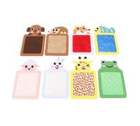 Brrnoo Ensemble de Tapis Sensoriels, 8 Pièces, Tuiles d'activité Tactiles Interactives pour Le Jeu, l'exploration et l'apprentissage Sensoriels