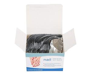 Brrnoo Enveloppe de Feuille de Vernis à Ongles Efficace, 50pcs Gel de Gel UV en Coton Trempage, Jetable et avec des Bâtons en Bois, pour une Utilisation Rapide et Pratique