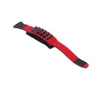 Brrnoo Enveloppe de Frette pour Guitare et Bass, Wrap de Muting pour le Fretboard, Style Punk, String Damorner de 19 cm pour 7 cordes (rouge)