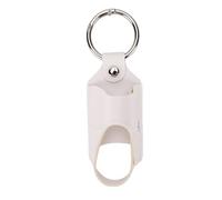 Brrnoo Étui de Transport pour Inhalateur en Cuir PU, avec Clip de sécurité et Boucle à Pression, pour Le Travail à Domicile et Les Voyages (White)