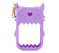 BRRNOO Étui en Silicone pour Vaporisateur Manuel, Support de Protection Anti-fuite avec Porte-clés, pour Flacons Pulvérisateurs de 30 Ml, Violet