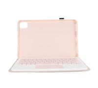 Brrnoo Étui pour Clavier Mince pour Mi Pad 5 5 Pro, Léger et Détachable avec pavé Tactile et Support Multi-Angle foncé (Pink)