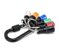 Brrnoo Extension du Bit de la Chaîne de Clés de 6 Pc