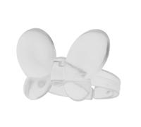 Brrnoo False Nail Anneau, 50pcs Set Nail Tableau, Manucure Gel Color Practice and Display Tool avec Matériau ABS pour Gel UV et Acrylique, Affichage (Papillon transparent)