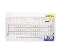 Brrnoo Faux Cils Naturels 5D, Extensions de Cils Douces et Volumineuses 0,05 Mm avec Couvercle Anti Poussière, 3 Rangées, for Fête et Usage Quotidien (MR-083 0,05C 8mm)