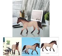 Brrnoo Figurine de Cheval Solide en Plastique, Modèle Animal, Jouets éducatifs pour Enfants (Cheval Blanc)